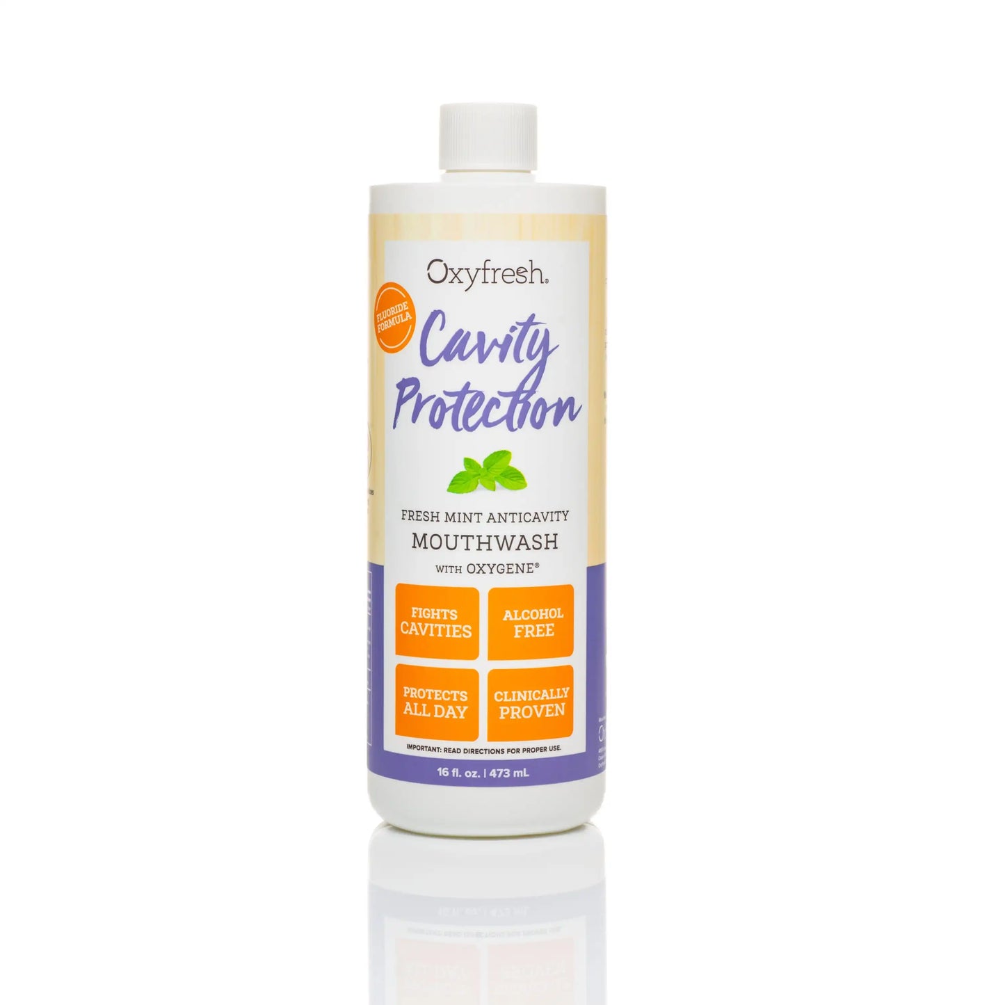 Oxyfresh - Cavity Protection Fresh Mint Mouthwash, 16 oz.