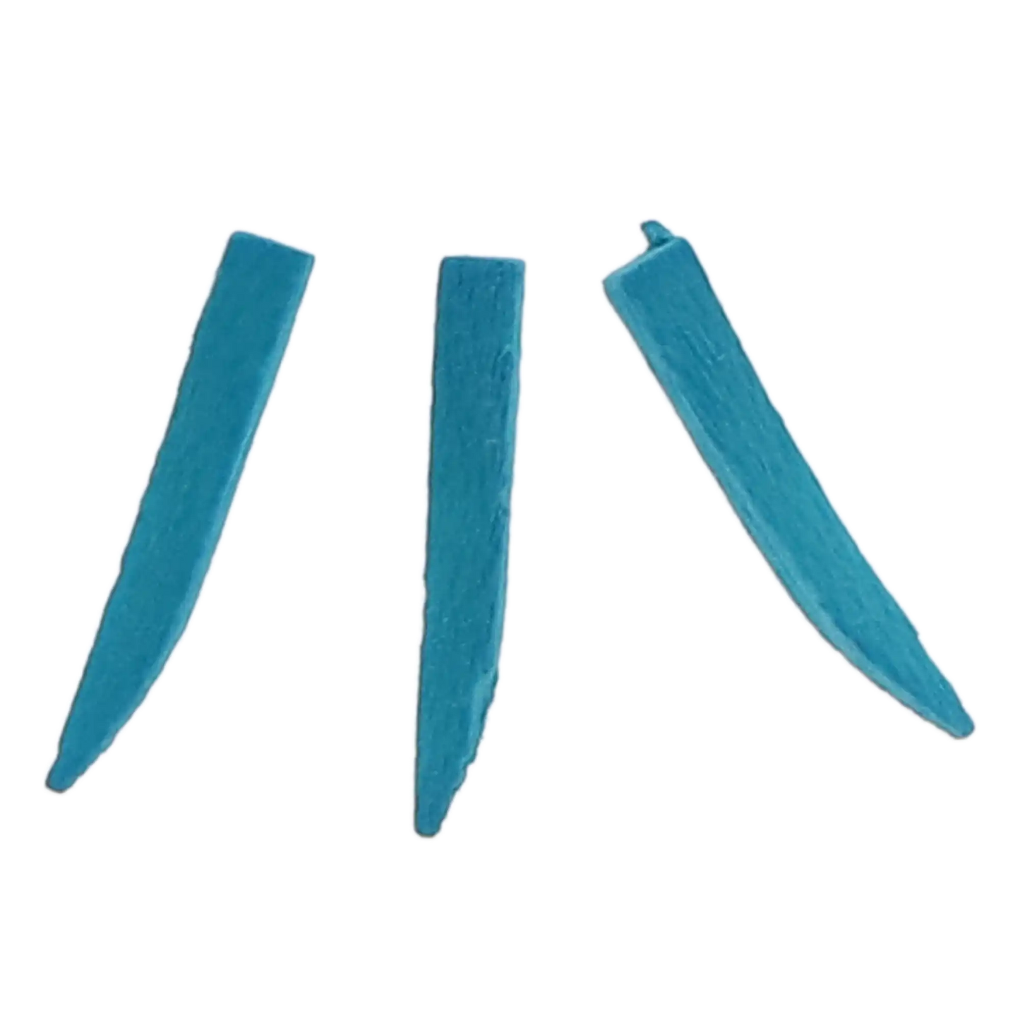 Clinicians Choice - Contoured Wood Wedges Refill 100 pack - one size per box (Minimum Qty Order 25) Blue 12 mm