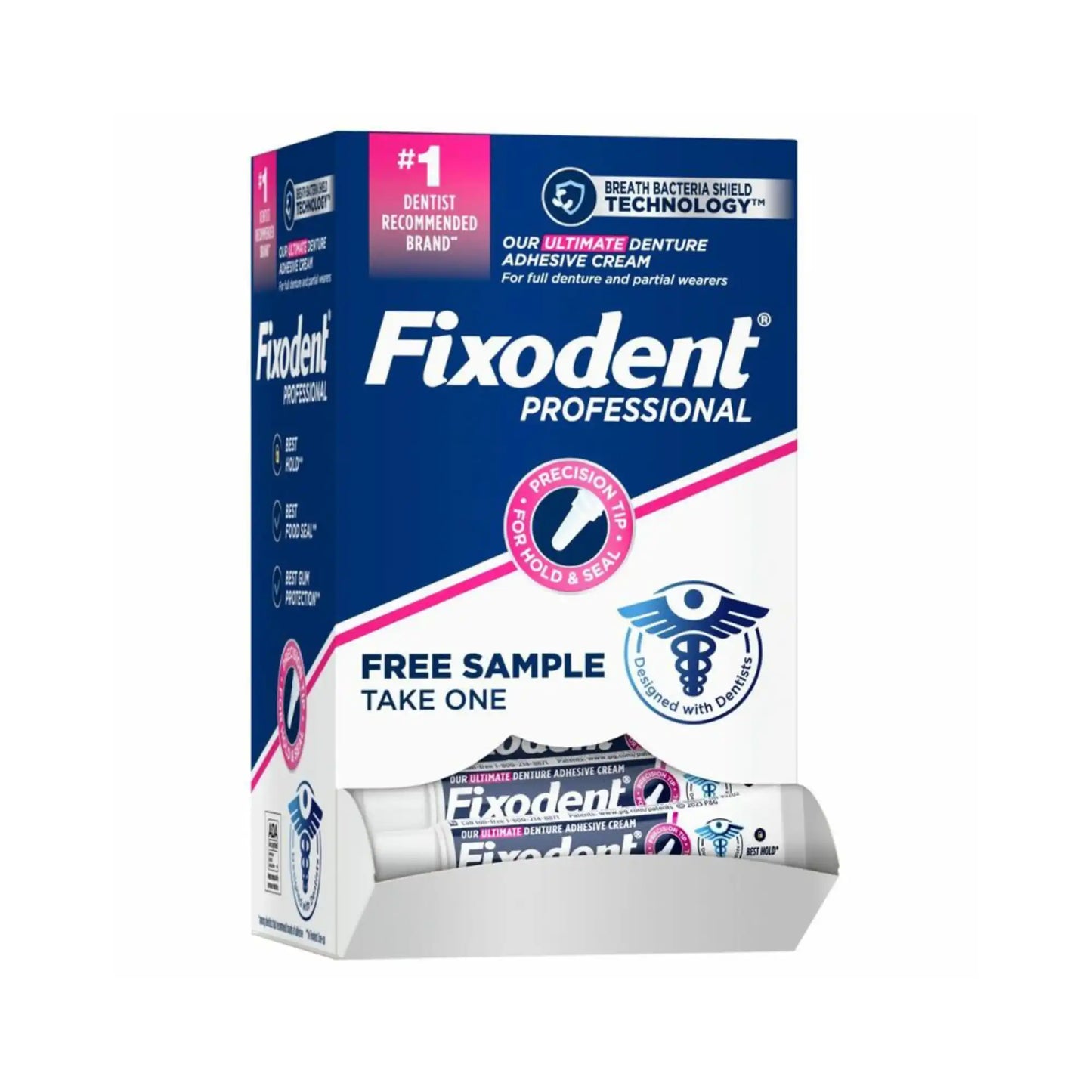 P&G - Fixodent Prof Ultimate Denture Adhesive Cream 0.35oz Tube 50/Case **Discontinued see PROC-80873612