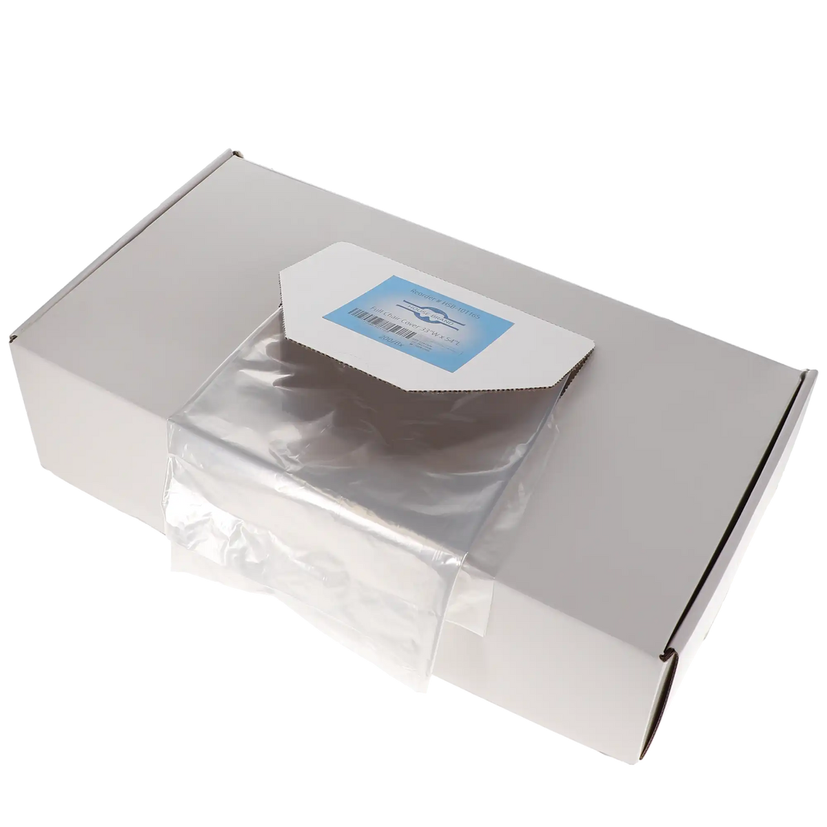 HSB - Chair Cover/Sleeve Full, Poly - 33"W x 54"L - Clear, 200/Bx - (Equiv PS105)