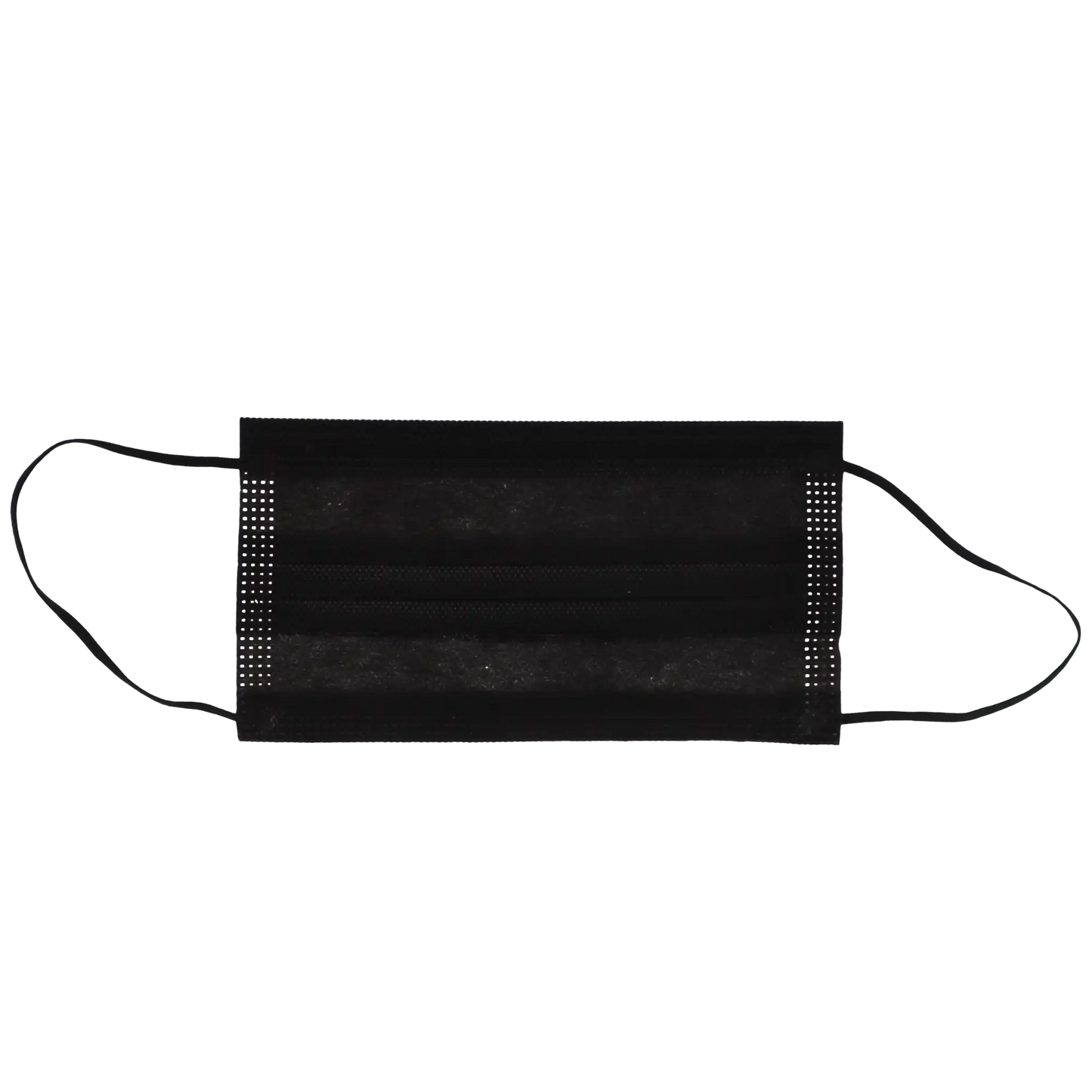 HSB - Earloop 3-PLY Masks 50/Bx ASTM 3 Black BFE=>98, PFE=>98, Synthetic Blood 160 mmHg