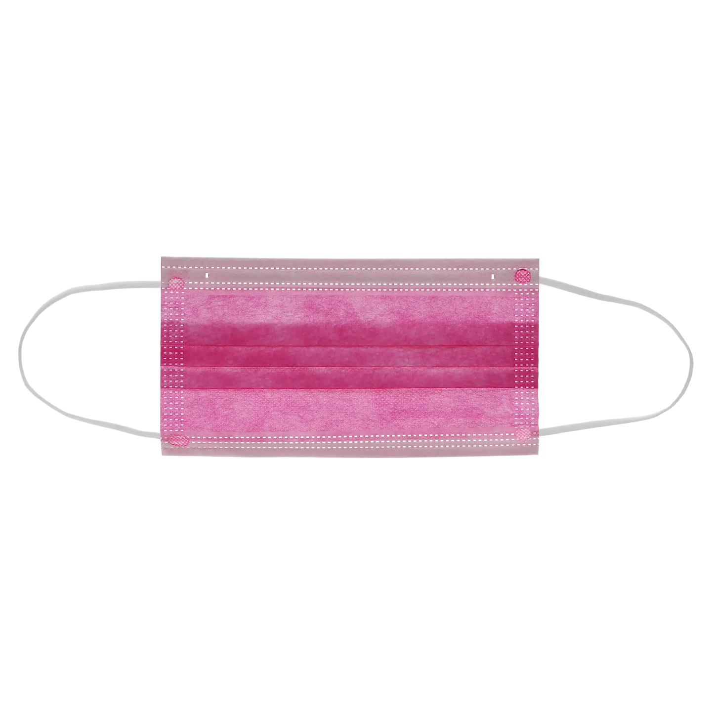 HSB - Earloop 3-PLY Masks 50/Bx ASTM 3 Fuchsia BFE=>98, PFE=>98, Synthetic Blood 160 mmHg