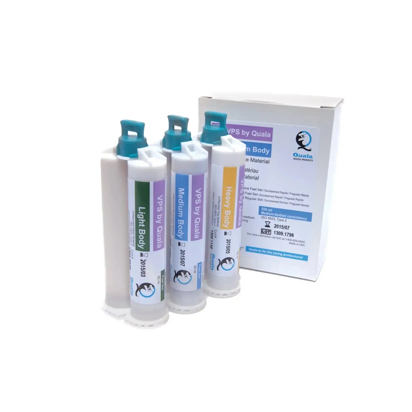 Quala - Heavy Body Unflavored Fast Set, 4 50ml Cartridges/kit