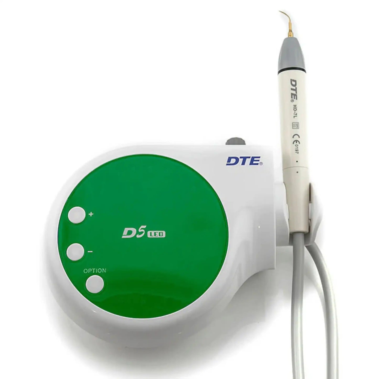 Woodpecker - DTE D5 LED Ultrasonic Piezo Scaler, Green, 28kHz-30kHz, D5 LED Green.