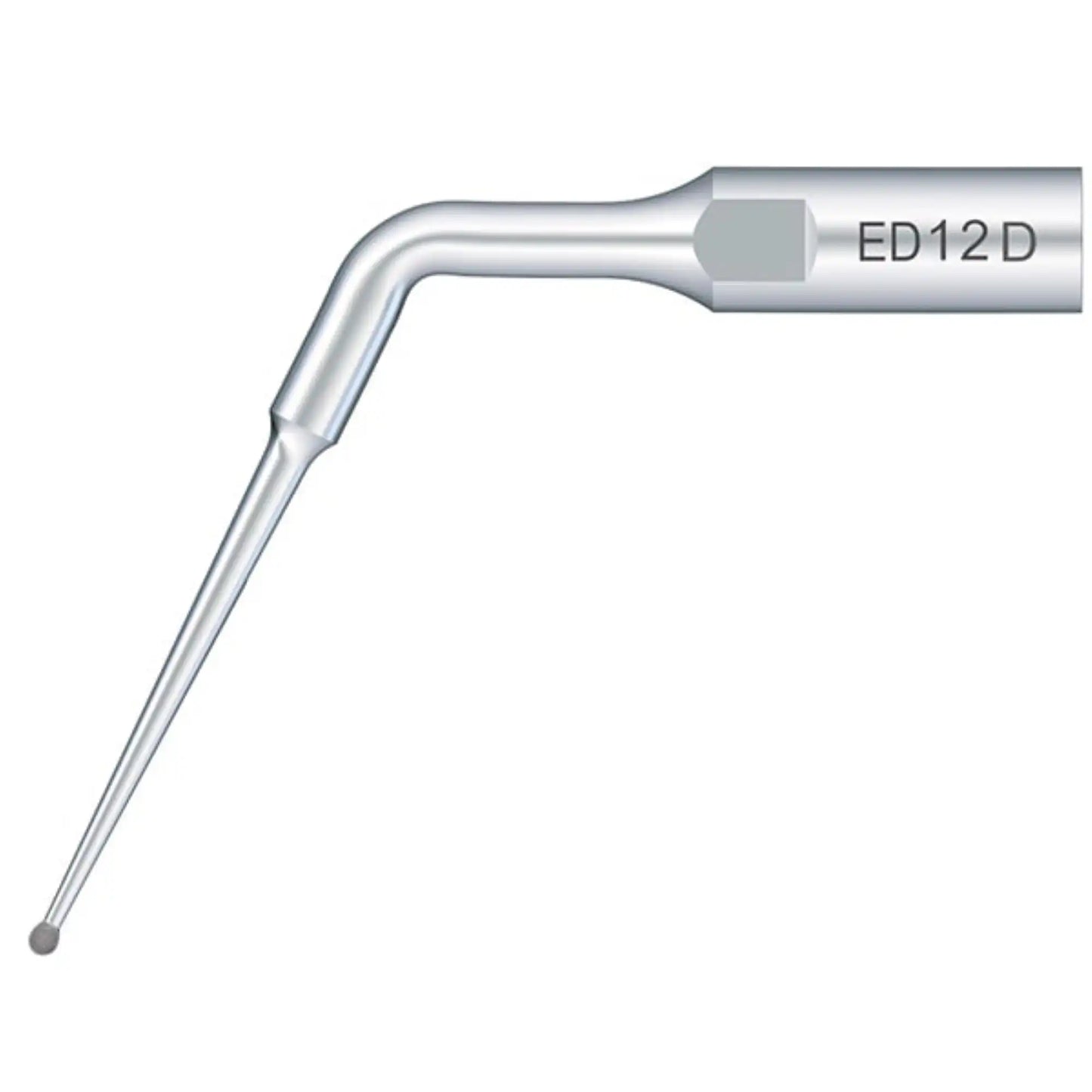 Woodpecker - DTE Ultrasonic Endo Silver Tip ED12D with Diamond Coating 1/Pk. Ball Head