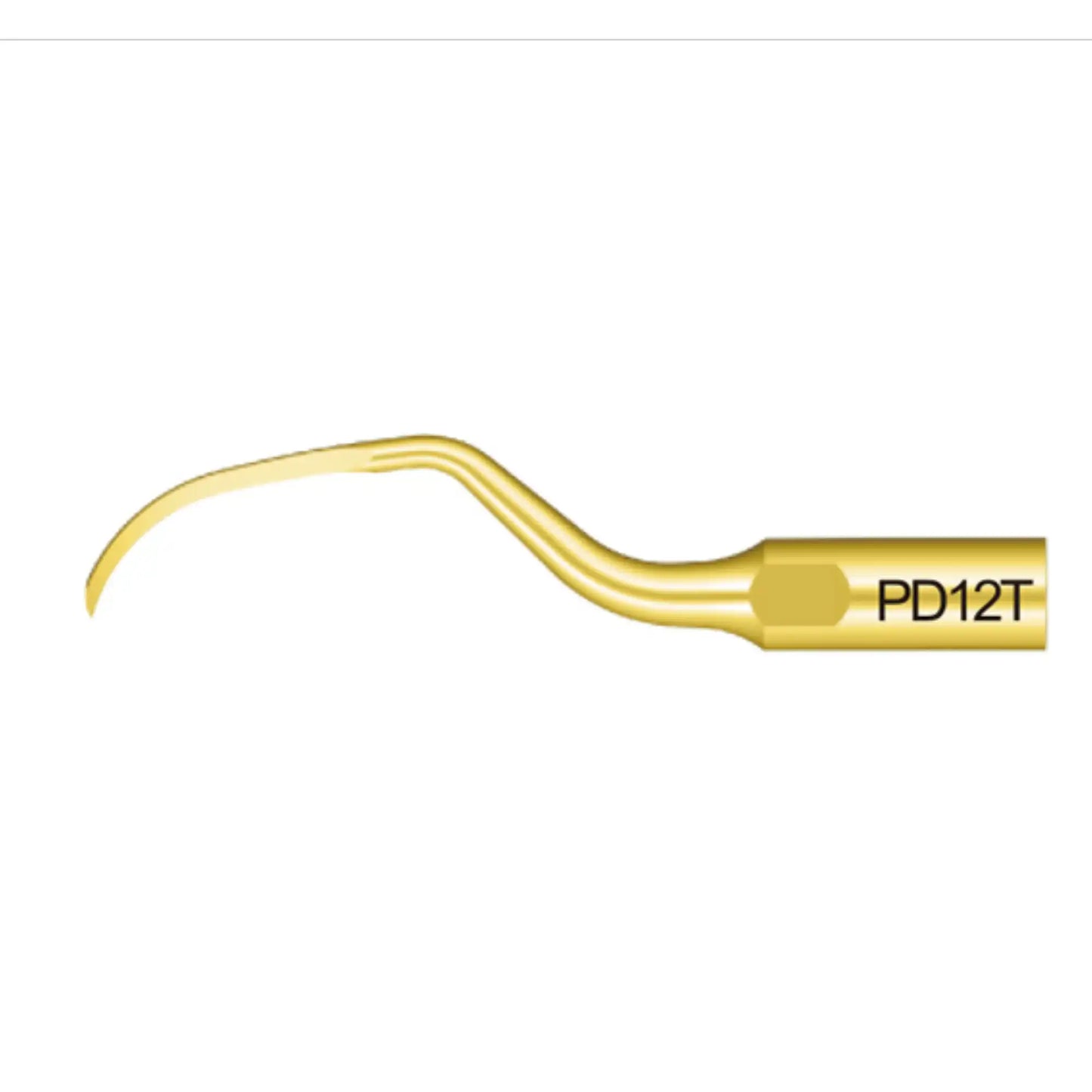 Woodpecker - DTE Ultrasonic Scaler Gold Tips PD12T ? 1/Pk. Supragingival Scaling Tips