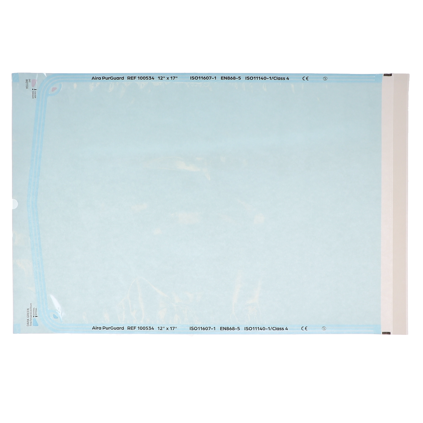HSB - 12" x 17" - Paper/Blue Film Self-Sealing Sterilization Pouch 200/Bx (equiv 88040)