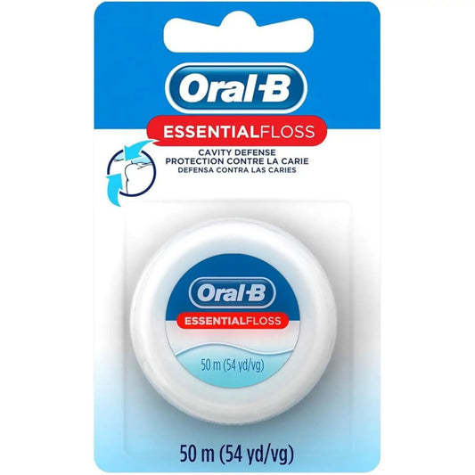 P&G - Oral-B Floss, Essential Cavitiy Protection, Unflavored, 55yd, 24/cs