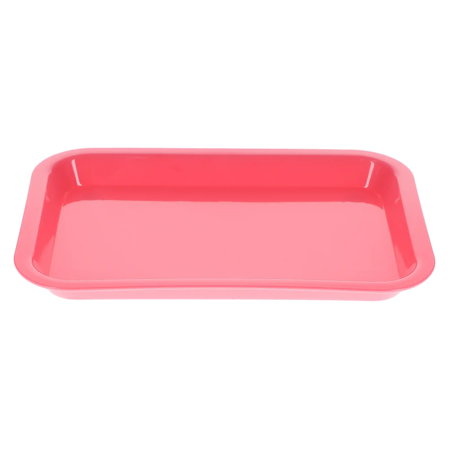 HSB - Set-up Tray Flat Size F - Neon Pink, Plastic, 9-5/8" X 6-5/8" X 7/8" - (Equiv 300FMS-6)