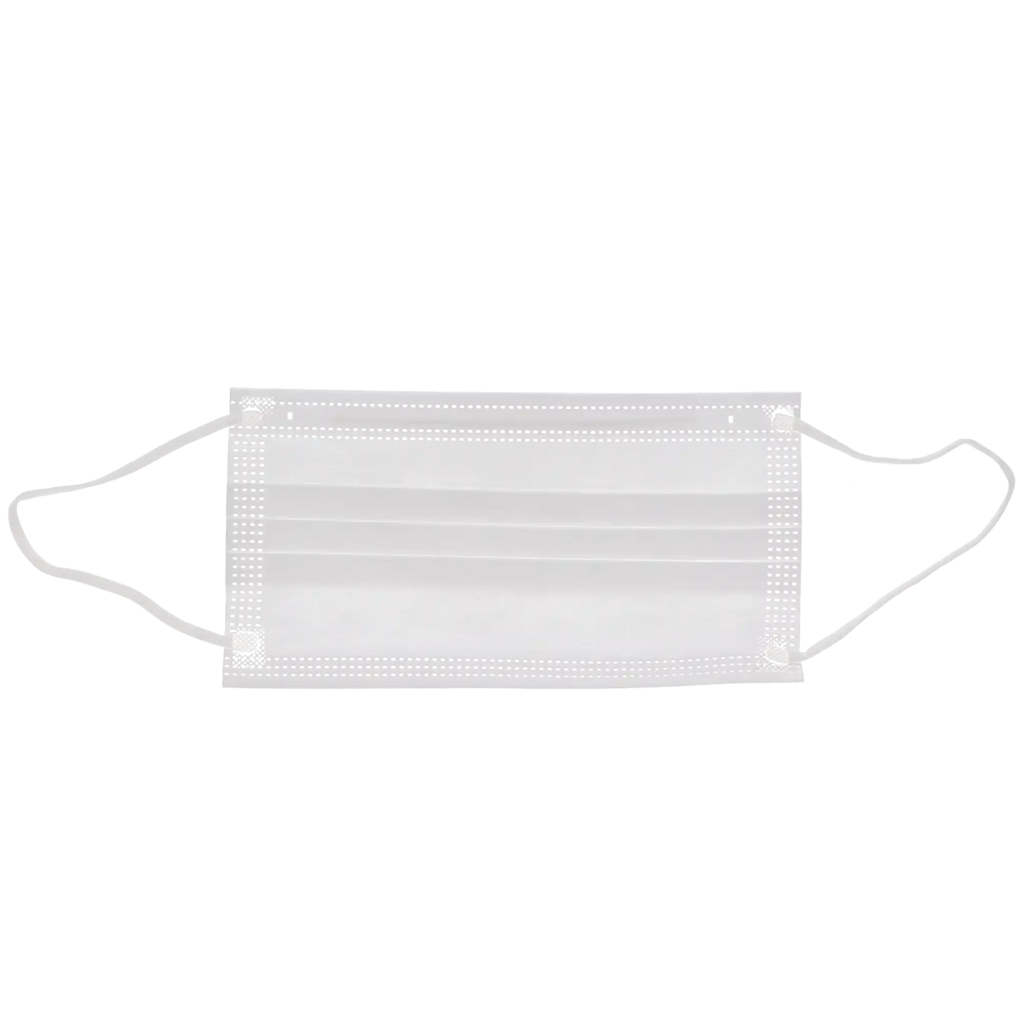 HSB - Earloop 3-PLY Masks 50/Bx ASTM 3 White BFE=>98, PFE=>98, Synthetic Blood 160 mmHg