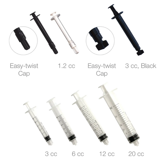 Pac-Dent - Luer-Lock Endo Irrigation Syringes, 6 cc, disposable, Non-Sterile