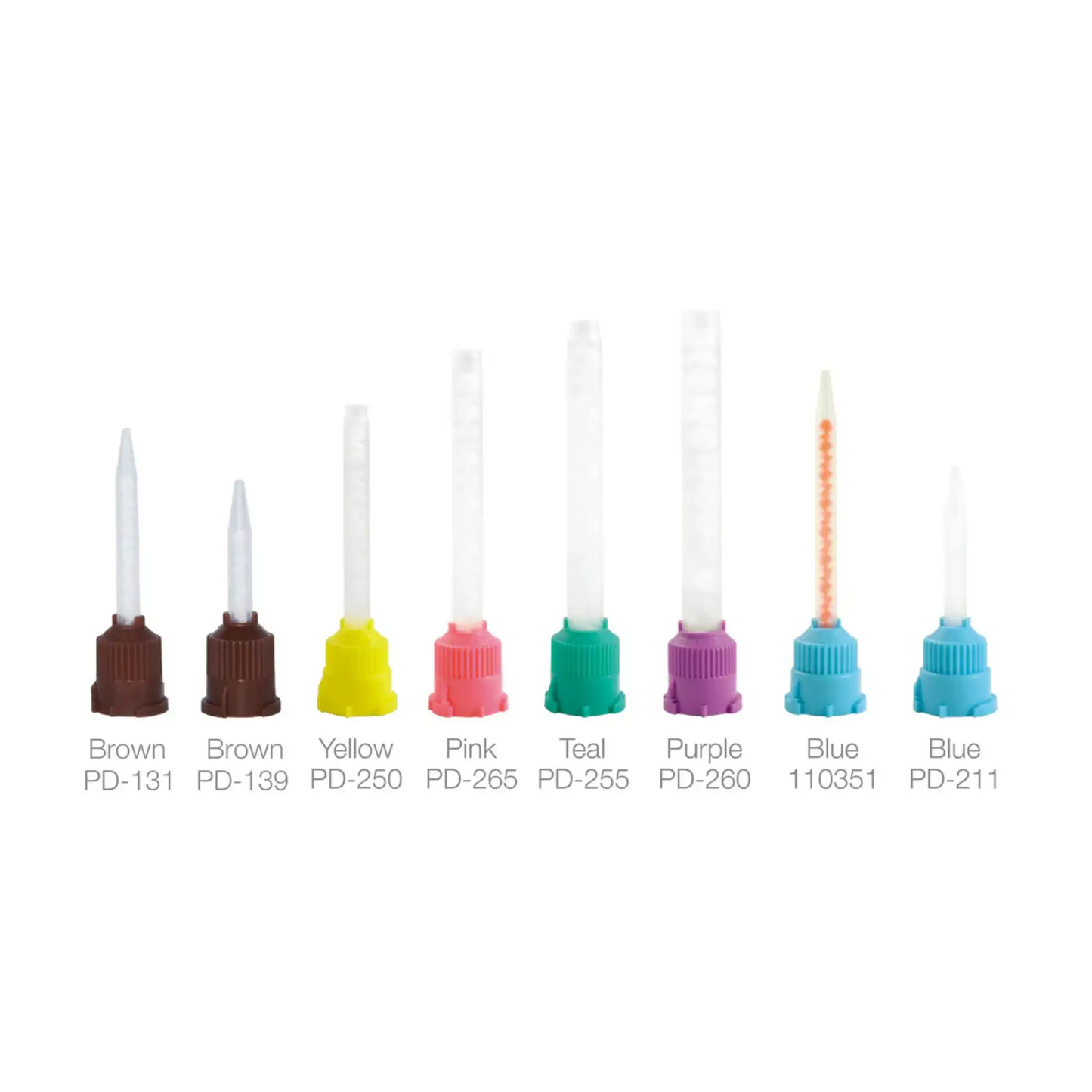 Pac-Dent - C&B Prompt Blue Mixing Tips for Temporary Crown and Bridge Material, Package