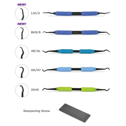 Pac-Dent - ImplaKlean, Implant Scalers, 4R/4L, 3/Pk