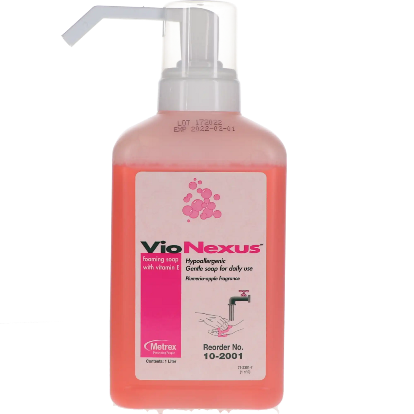Vionexus Antibacterial Foam Soap 1 Liter Plumeria Apple 1 Liter