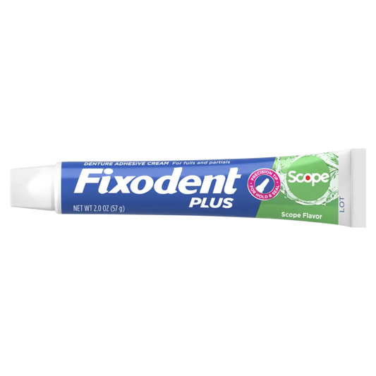 P&G - Fixodent Plus Scope Denture Adhesive 2oz Tube 24/Case (replaces PROC-80362547).