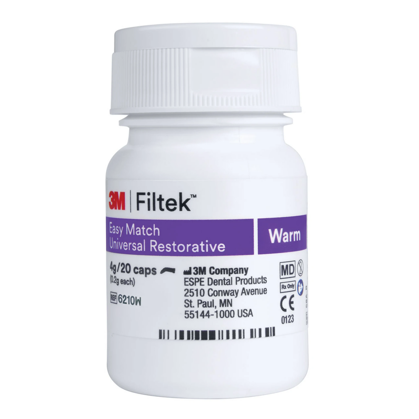 Filtek Easy Match Universal Restorative 0.2g Capsule 20/Pk Warm (6110W)