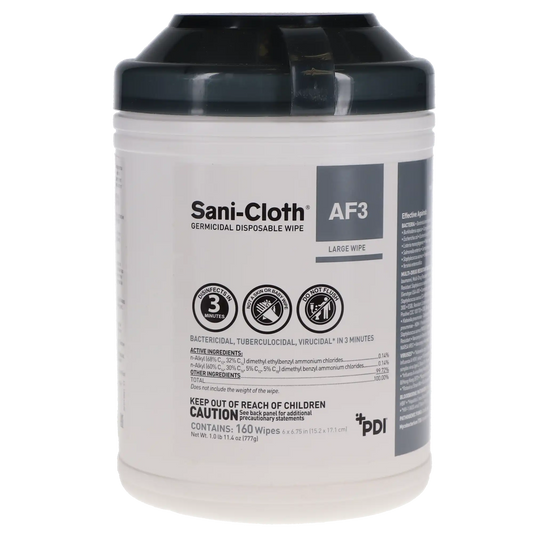 Sani-Cloth AF3 Wipes Large 160/Pk