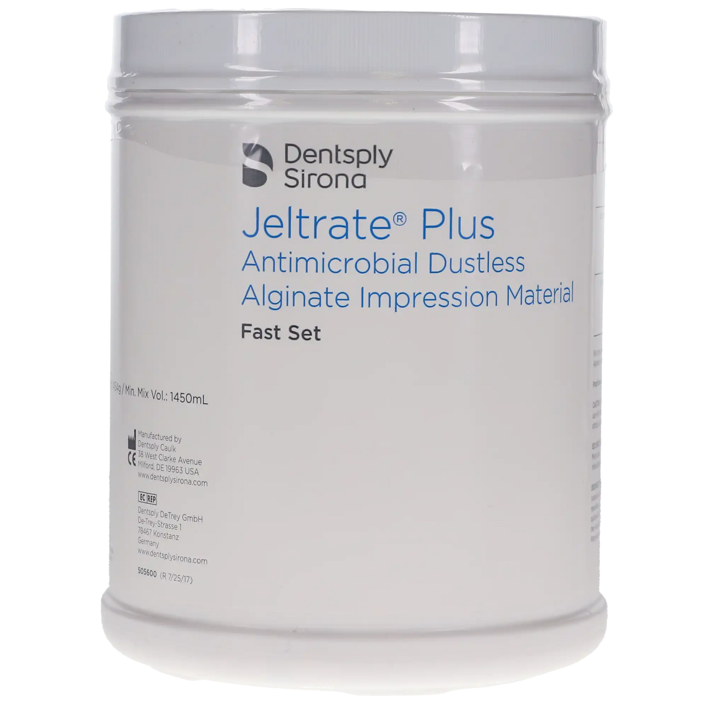 Jeltrate Plus Dustless Alginate Can FS 1lb