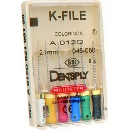 Dentsply - K-Files SS #20 21mm 6/Pk