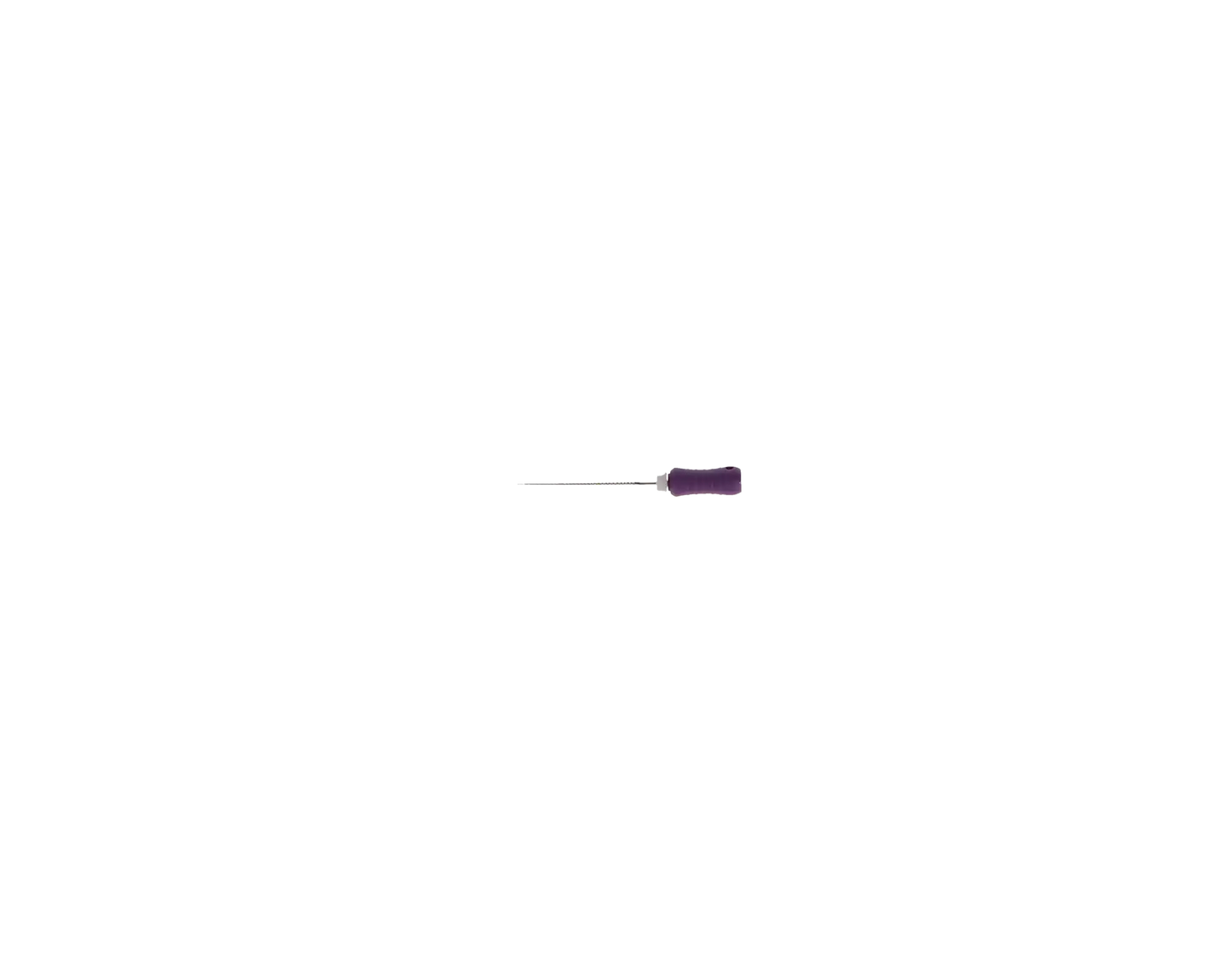 HSB - K-File, Stainless Steel, 21 mm, # 10, Purple, 6/Pk