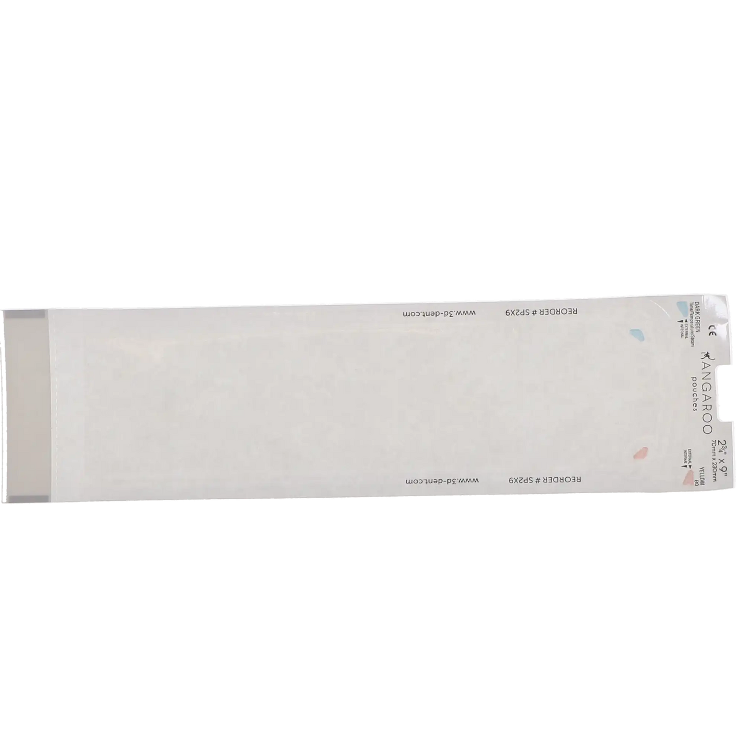 3D - Kangaroo Self-Seal Sterilization Pouches 2.75"X10" 200/Bx