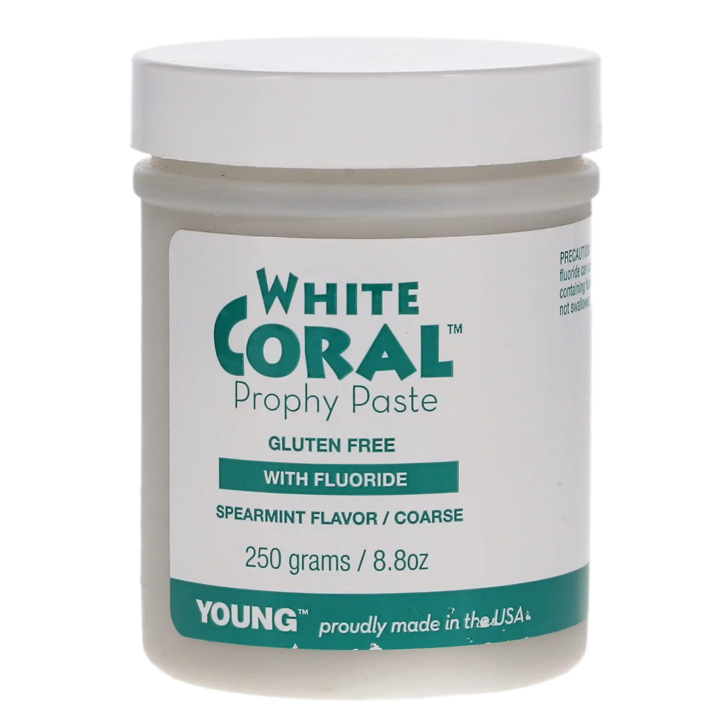 Young - White Coral Mint Coarse 250gm w/Fluoride