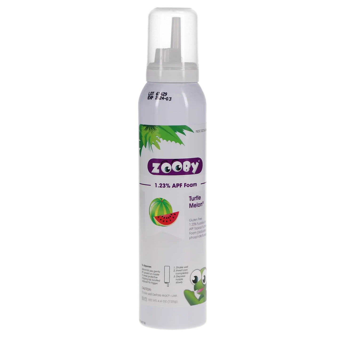 Young - Zooby Turtle Melon Fluoride Foam