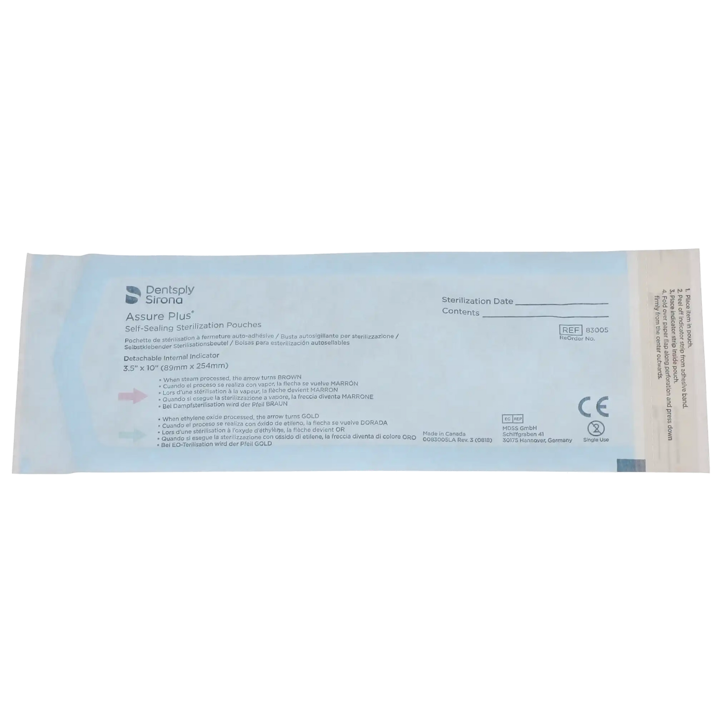 Sultan - Assure Plus Pouch 11"x16" 100/Bx