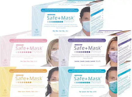Medicom - Safe-Mask Earloop Pink 50/Bx ASTM 1 **Discontinued