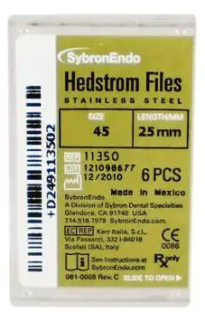 SybronEndo - Hedstrom Files 25mm #45 6/Bx