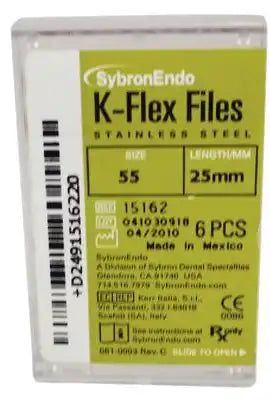 SybronEndo - K-Flex Files 25mm #55 6/Bx