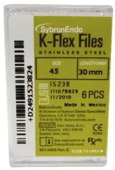 SybronEndo - K-Flex Files 30mm #45 6/Bx