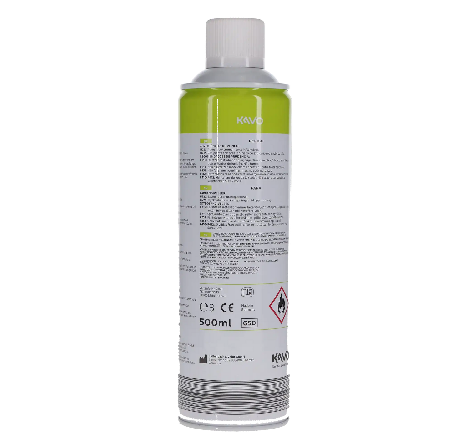 Kavo Quattrocare Plus Spray 500ml 1.005.3844 Cn