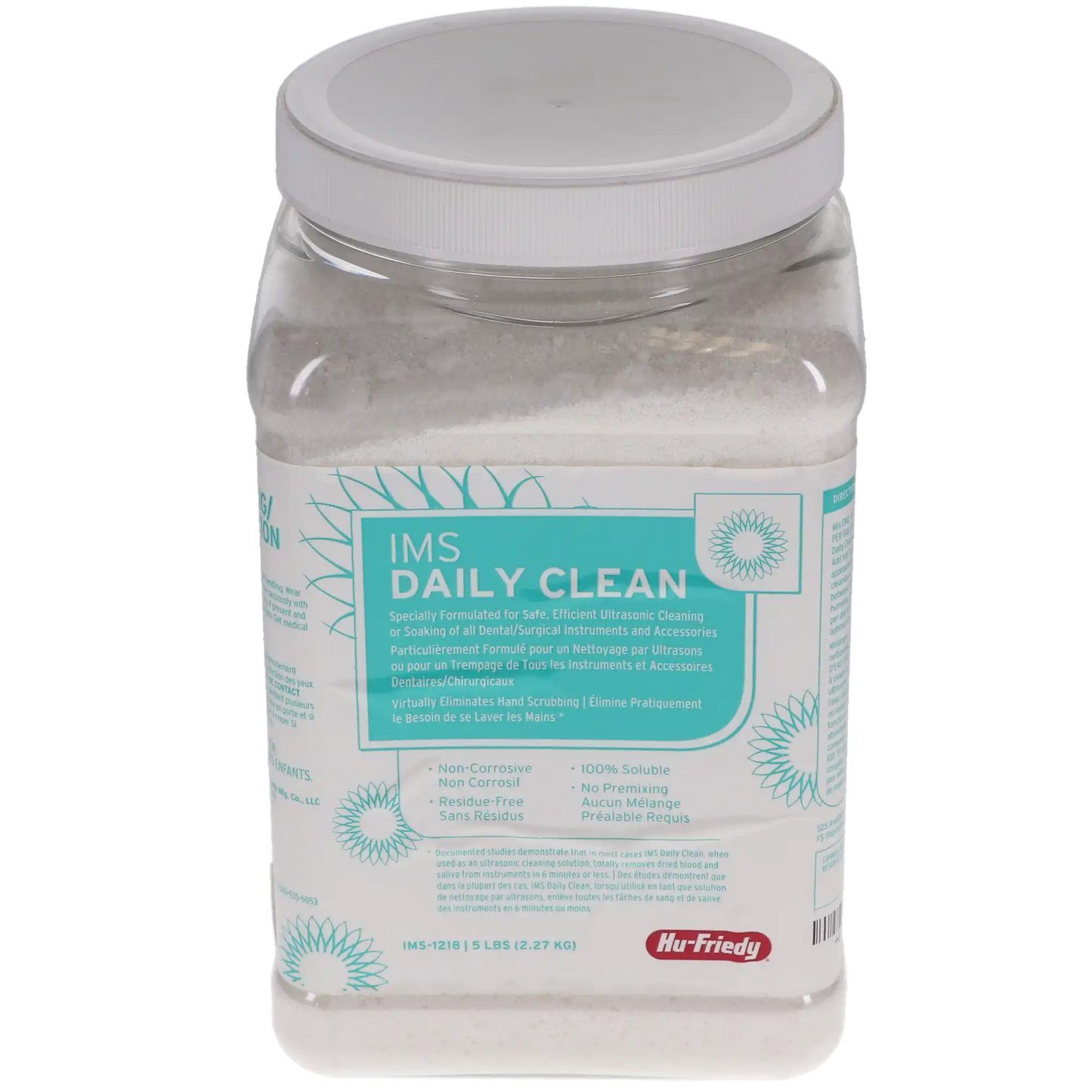 Hu-Friedy - IMS Daily Clean (5 lb, 2.27kg) Tub, Makes 160 gallons