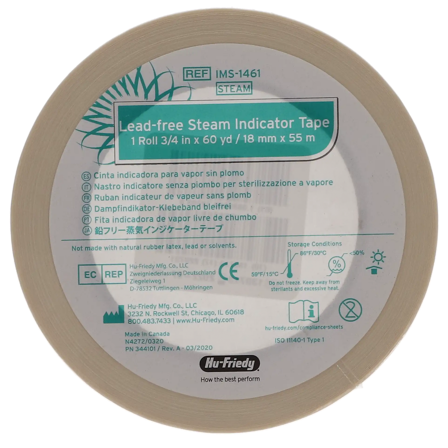 Hu-Friedy - IMS Monitor Tape Lead/Latex Free Blank