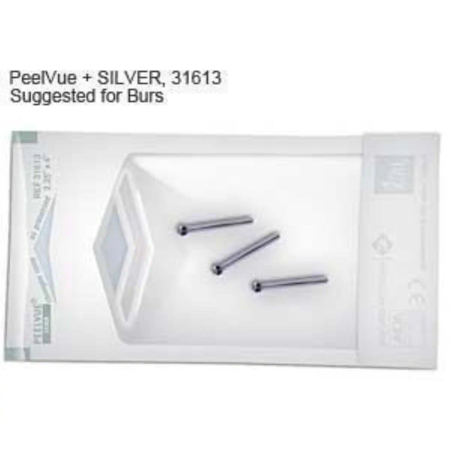 PeelVue+ Pouch 2.25x4 Silver 200/Bx