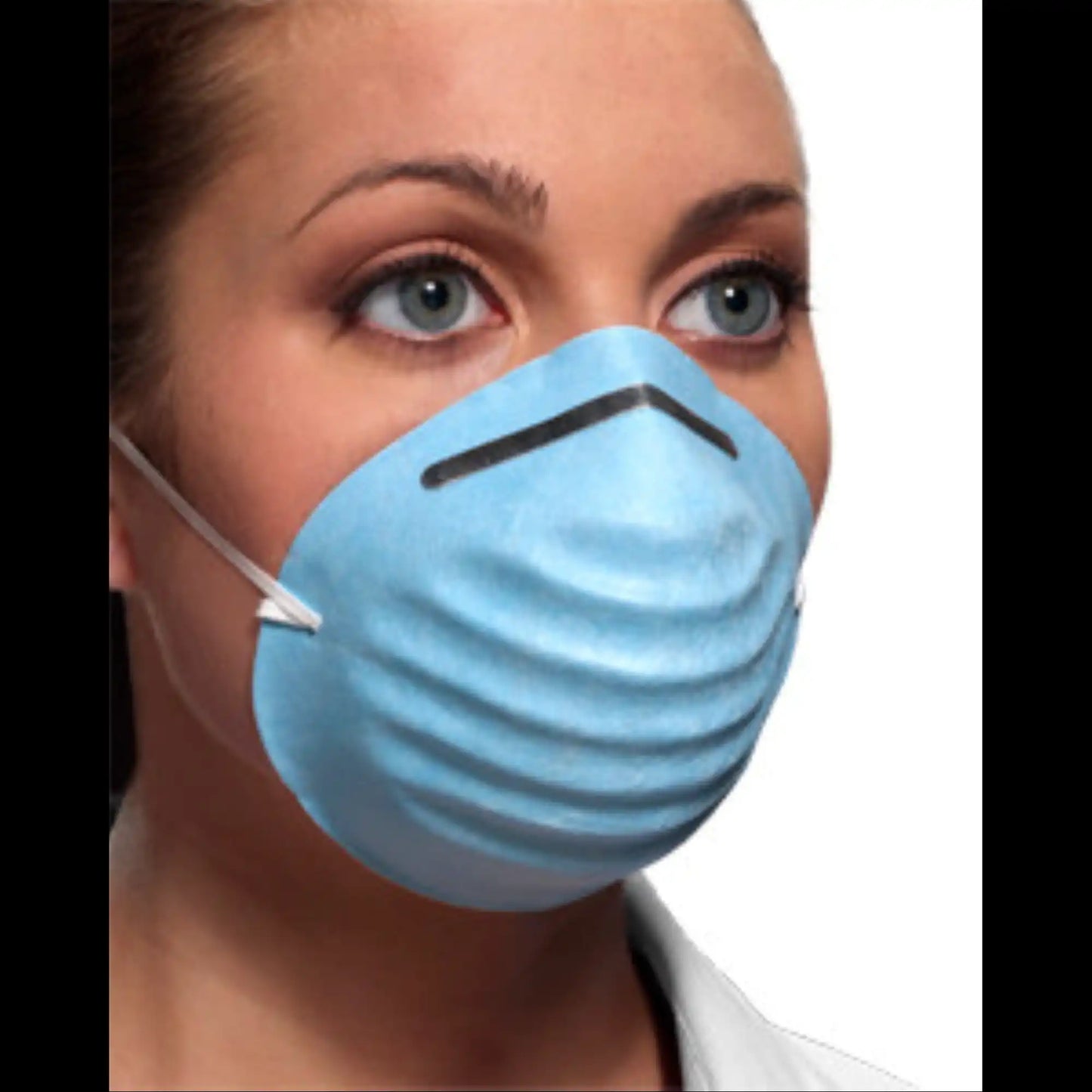 Crosstex - Surgical Molded - Face Mask Elastic Headband - 50-box - Blue *Discontinued