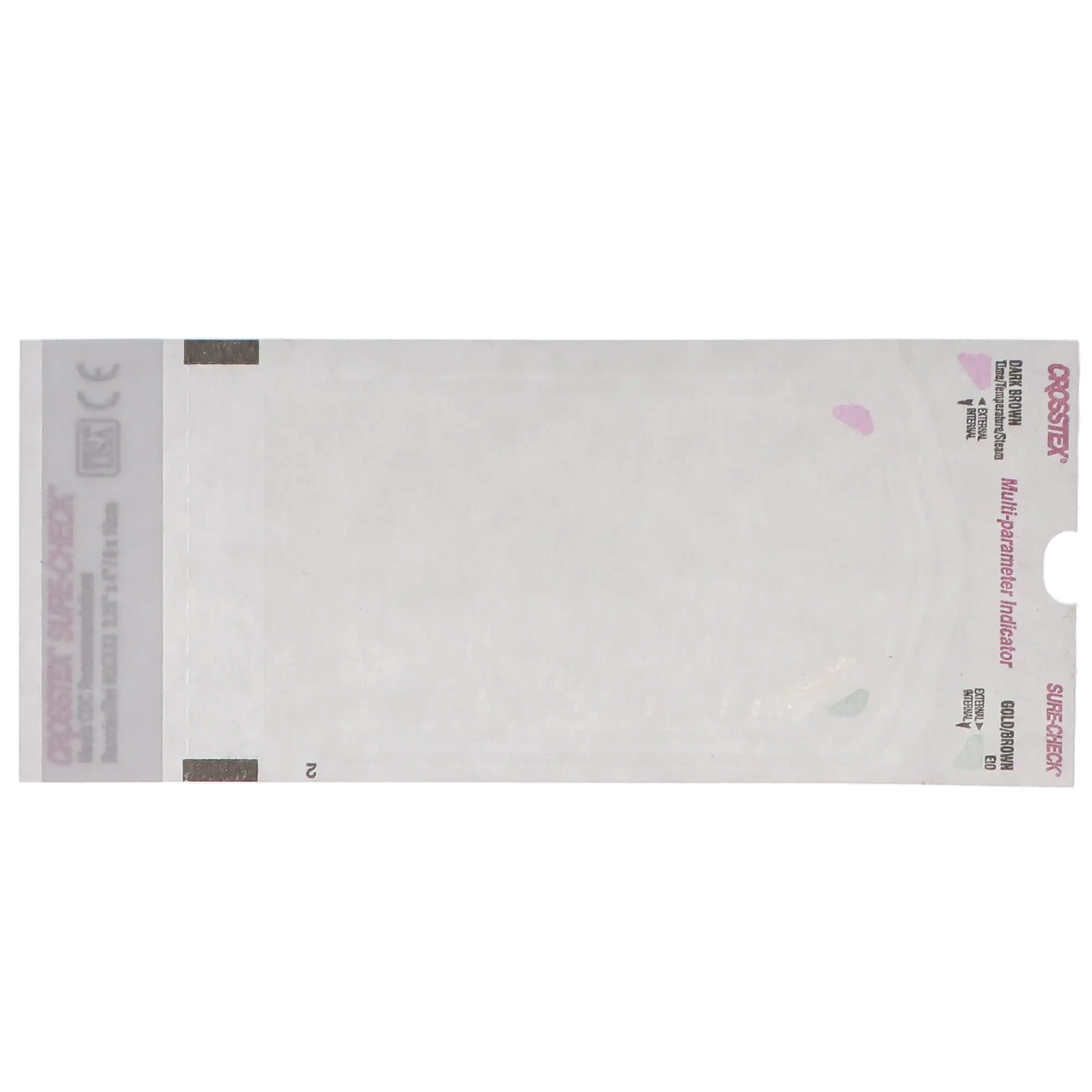 Crosstex - Sure-Check - Sterilization Pouches - 2.25 x 4