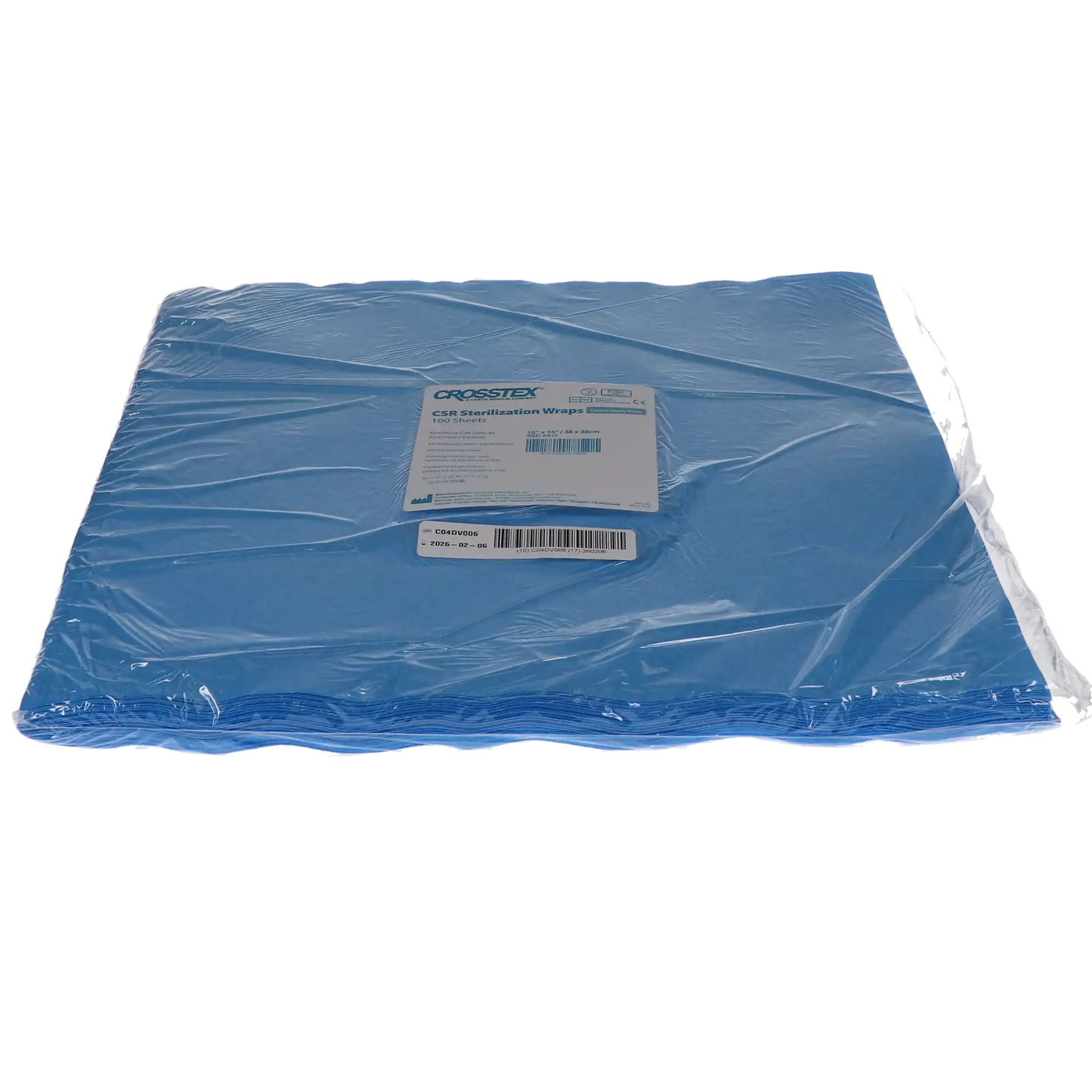 Crosstex - CSR Sterilization Wrap - 15x15 - 500/Cs