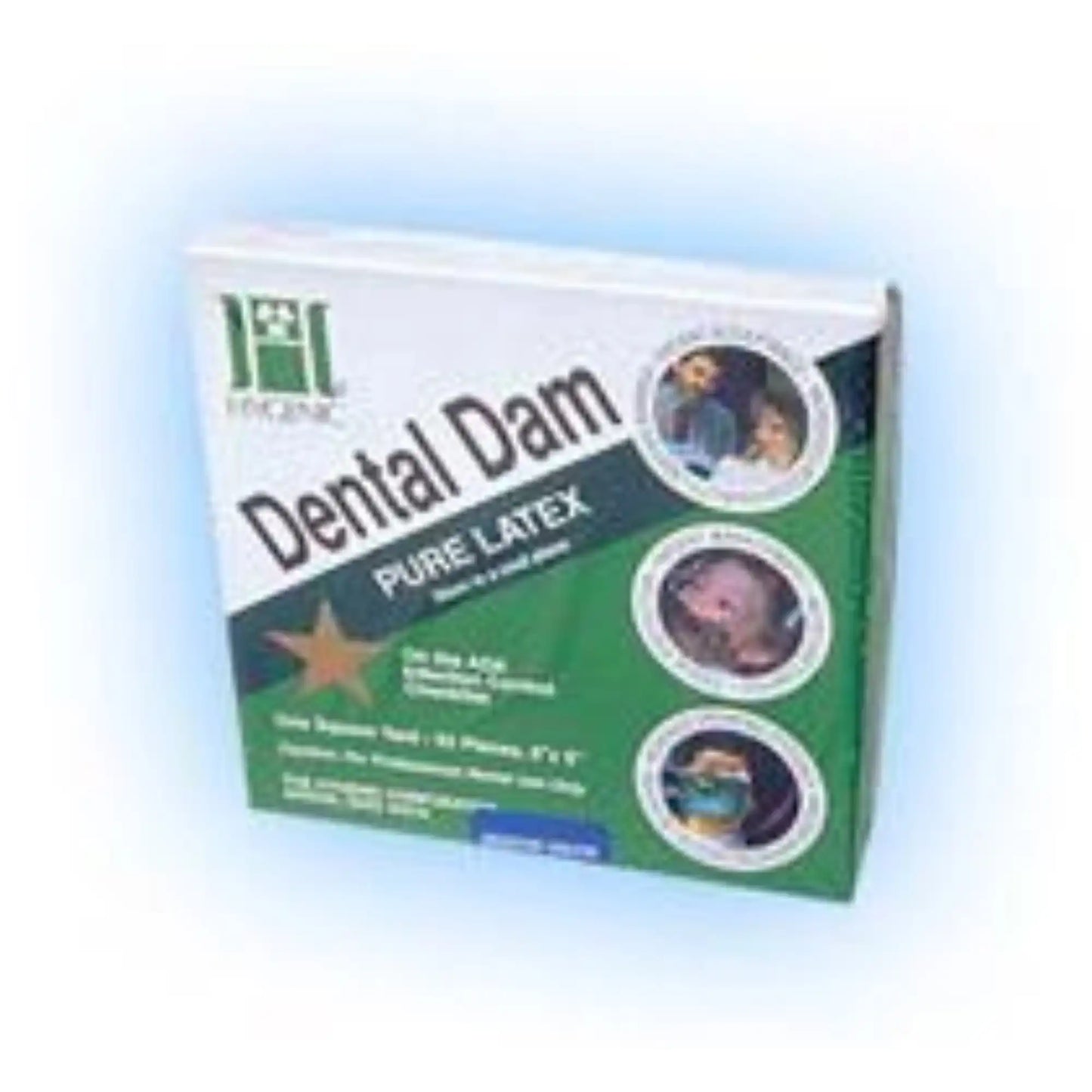 Coltene - Hygenic 6" x 6" Medium Blue Rubber Dental Dam, 36/Pk **Discontinued, see CO-60034442