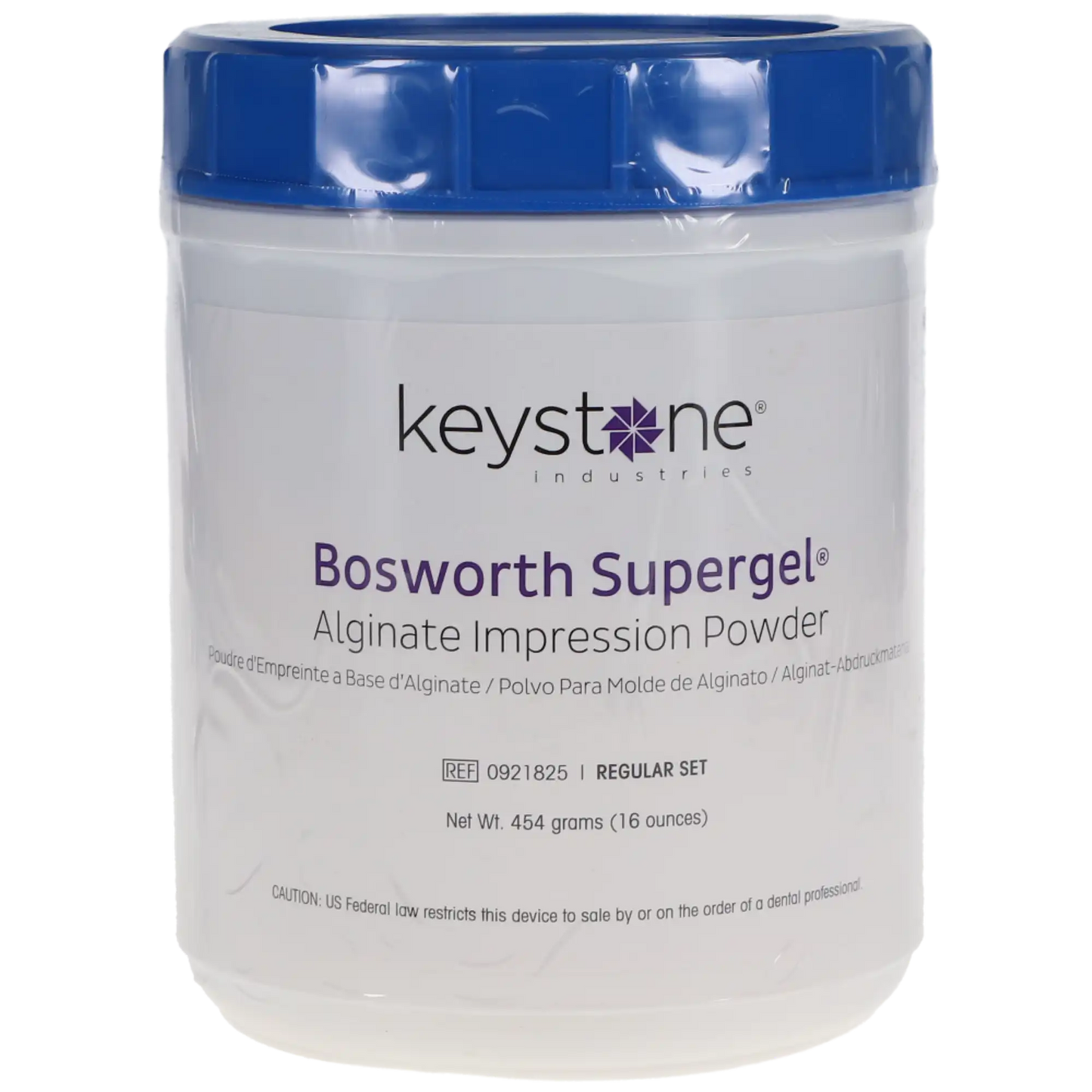 Keystone - Supergel - Alginate, Can - Regular Set **Discontinued