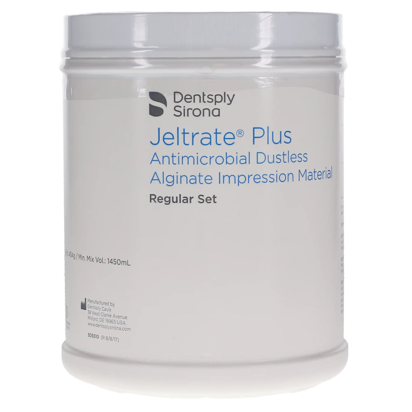 Jeltrate Plus Dustless Alginate Can RS 1lb