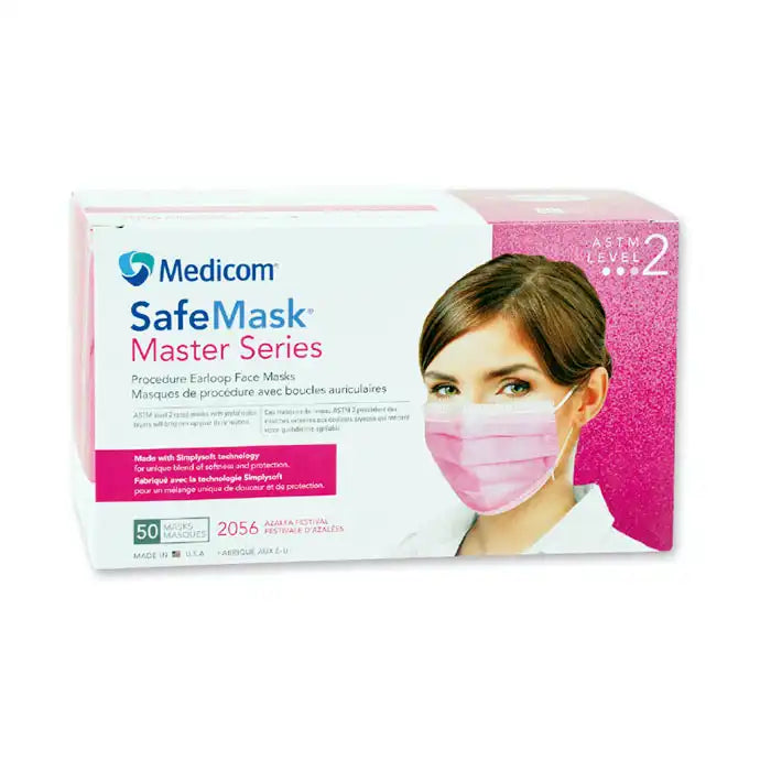 Medicom - Safe Mask Master Series Level 2 Azalea 50/Box **Discontinued