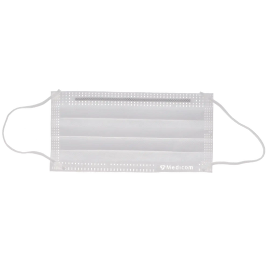 Medicom - Safe-Mask Premier Elite Earloop White 50/Bx ASTM 3