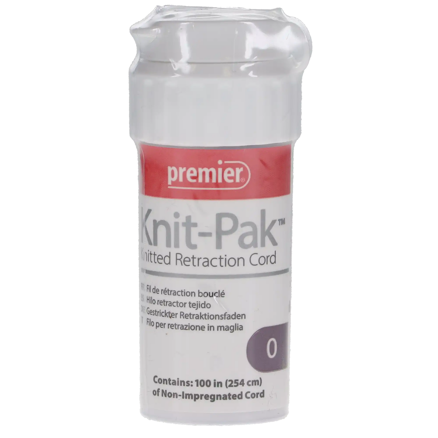 Premier - Knit-Pak Knitted Plain 100" Size 0