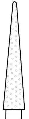 Premier - Two Striper Diamond FG 209.10VF 5/Pk