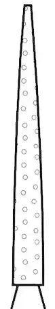 Premier - Two Striper Diamond FG 261.8C 5/PK