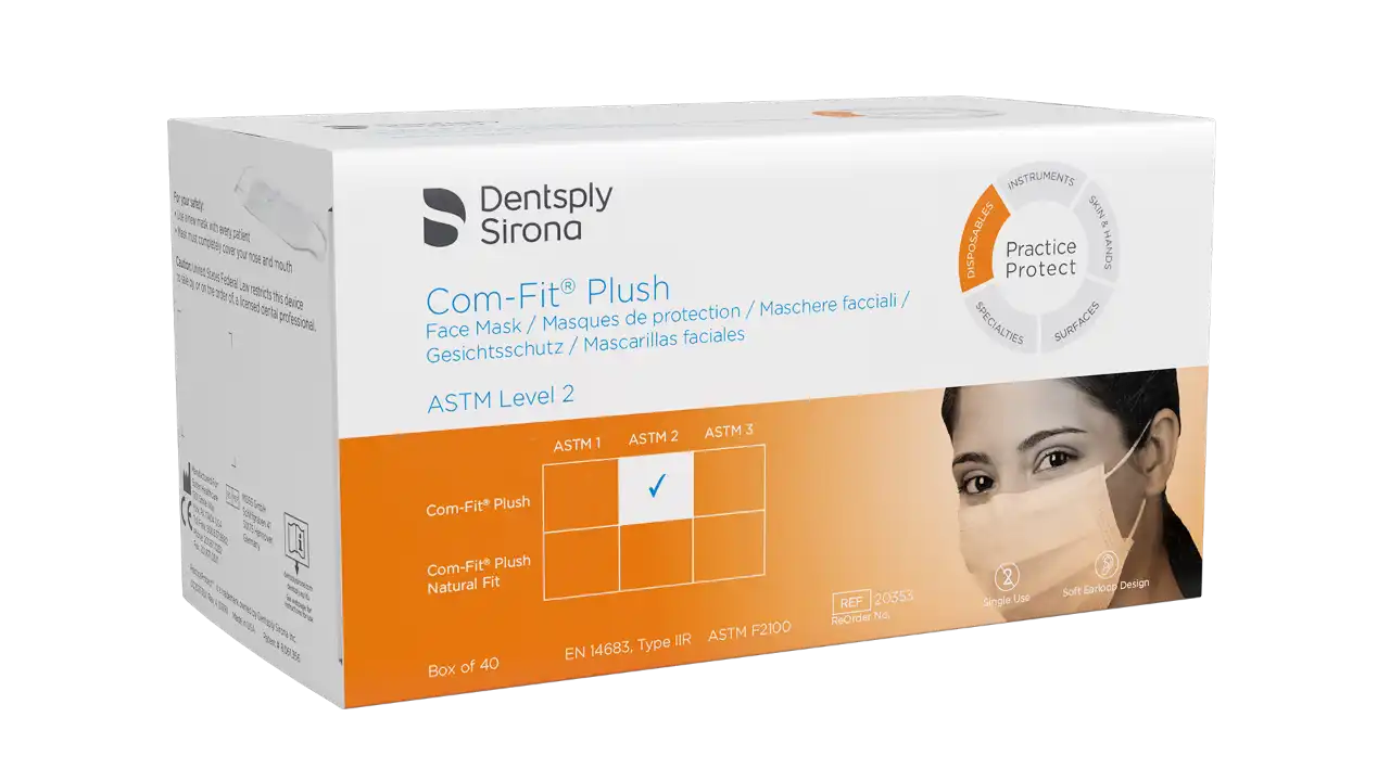 Sultan - Com-Fit Plush Masks CFP-2 White 40/Bx ASTM 2
