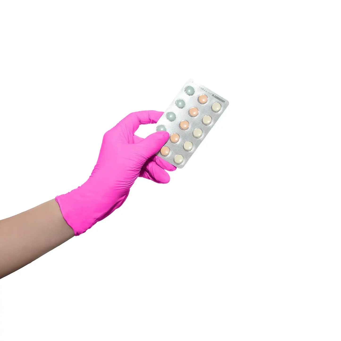 Aurelia Blush Nitrile Gloves Medium 200/Box