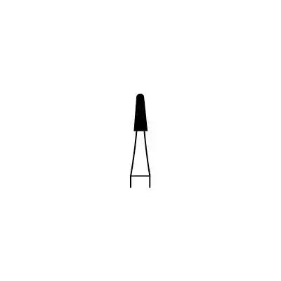 Coltene - Alpen Carbide 1702 Round End Cross Cut Tapered Fissure Os 10Pk